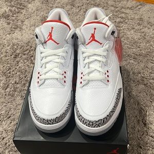 Jordan Retro 3 (white fire red cement grey)
